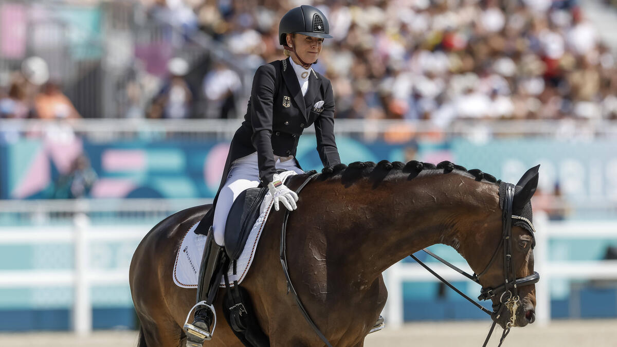 Jessica von Bredow-Werndl bei den Olympischen Sommerspielen 2024 in Paris
