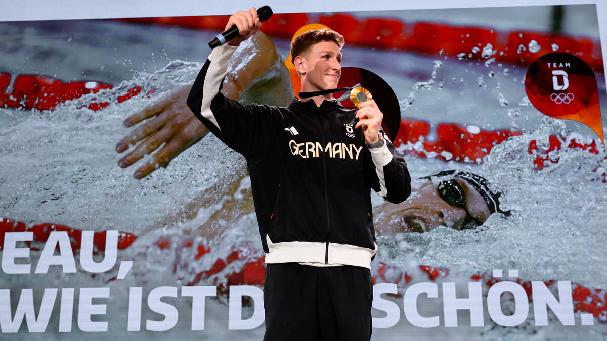 Lukas Märtens gewann bei den Olympischen Spielen in Paris Gold