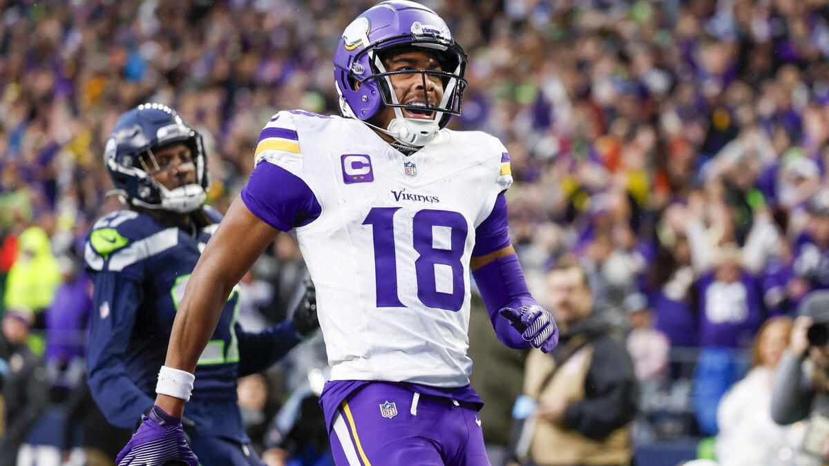 Justin Jefferson und die Vikings lassen sich auch von den Packers nicht beirren