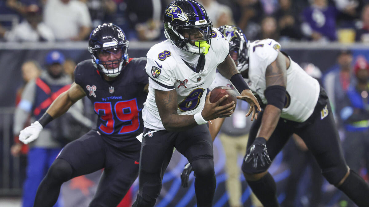 Lamar Jackson sorgte für 3 Total Touchdowns an Weihnachten in Houston