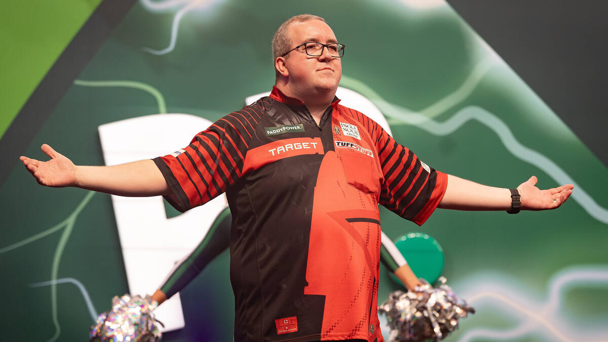 Stephen "The Bullet" Bunting steht im Halbfinale der Darts-WM