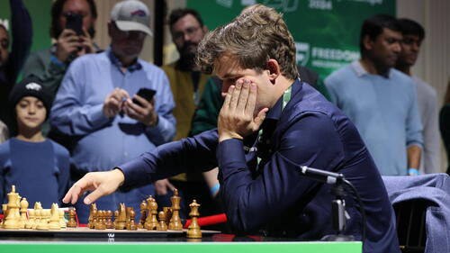 Magnus Carlsen sorgte bei der Blitzschach-WM in New York mehr als einmal für Wirbel