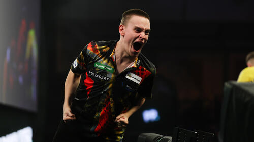 Ricardo Pietreczko zeigt bei der Darts-WM Emotionen