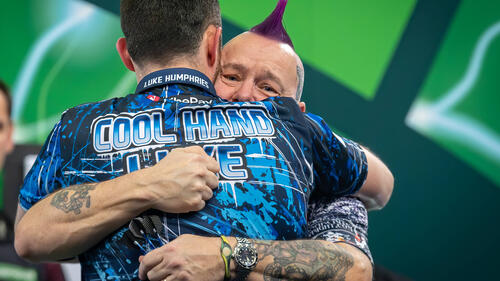 Peter Wright schaltete Luke Humphries bei der Darts-WM aus