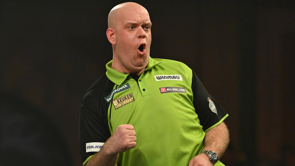 Eine Runde weiter: Michael van Gerwen