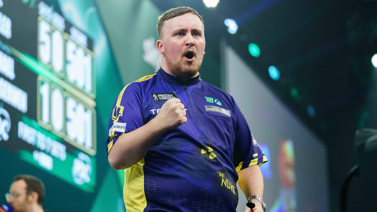 Krönt sich erstmals zum Darts-Weltmeister: Luke Littler