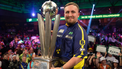 Jüngster Darts-Weltmeister aller Zeiten: Luke Littler