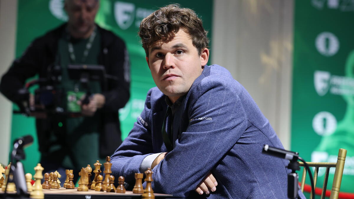 Schach-Superstar Magnus Carlsen sorgte bei der WM in New York für Aufregung