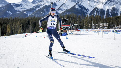 Lisa Vittozzi arbeitet für ihr Biathlon-Comeback
