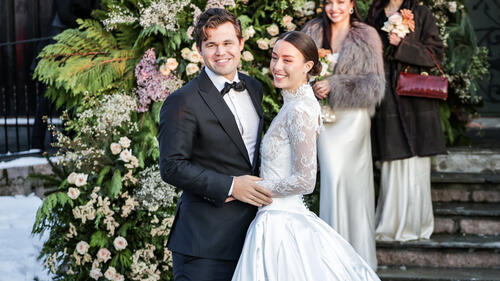 König und Königin: Magnus Carlsen und Ehefrau Ella