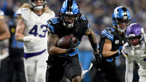 Jahmyr Gibbs erzielte vier Touchdowns gegen die Vikings