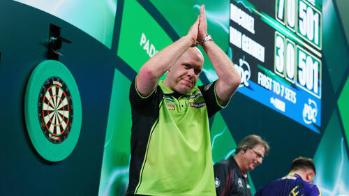 Michael van Gerwen wurde erst im Finale der Darts-WM 2025 gestoppt