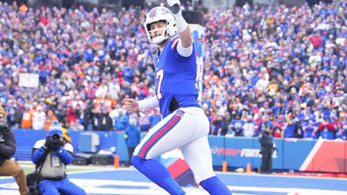 Josh Allen trifft im Divisional Game auf die Ravens