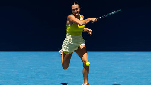 Tennis-Ass Aryna Sabalenka hatte in der dritte Runde der Australian Open Mühe