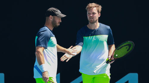 Kevin Krawietz und Tim Pütz stehen im Achtelfinale der Australian Open