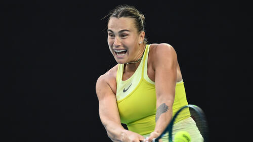 Aryna Sabalenka peilt ihren nächsten Erfolg bei den Australian Open an