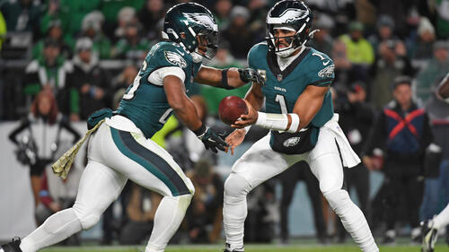 Mega-Duo der Eagles liefert, Chiefs nicht zu stoppen