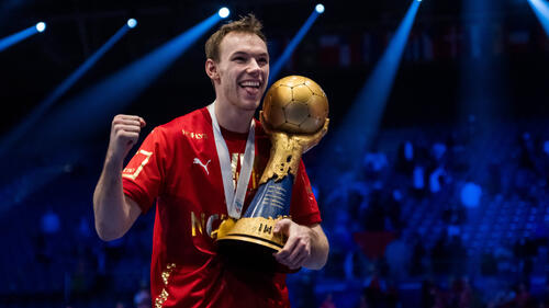 Mathias Gidsel wurde bei der Handball-WM zum MVP gekürt