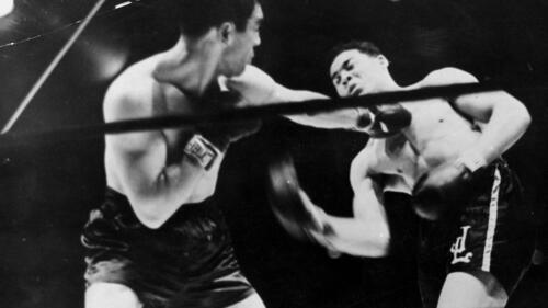 Max Schmeling (l.) hielt den Angriffen von Joe Louis Stand - und schlug in Runde 12 gnadenlos zu