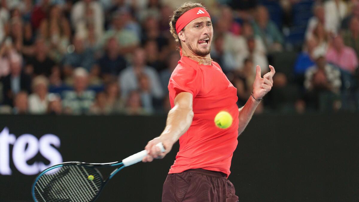 Alexander Zverev verlor das Melbourne-Finale in drei Sätzen