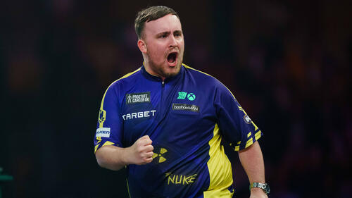 Luke Littler geht als Titelverteidiger in die Premier League Darts