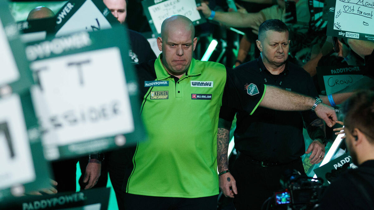 Klare Kante von Darts-Superstar Michael van Gerwen