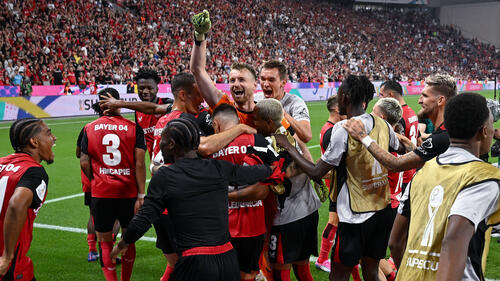 Leverkusen bejubelt den Supercup-Sieg