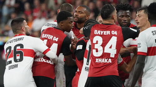Es ging hoch her im Supercup