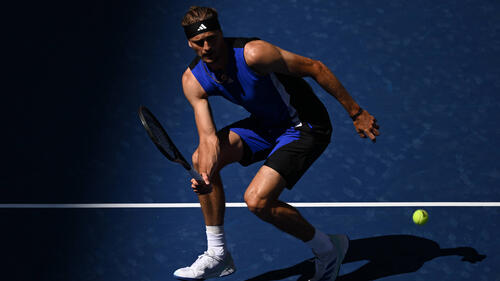Alexander Zverev erwischte im Viertelfinale der US Open einen schwarzen Tag