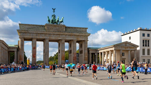 Der Berlin-Marathon ist ein Zuschauermagnet