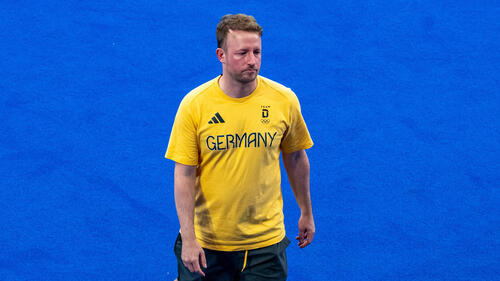André Henning musste mit den deutschen Hockey-Männern eine Niederlage einstecken