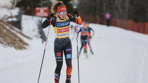 Nathalie Armbruster triumphierte in der Nordischen Kombination