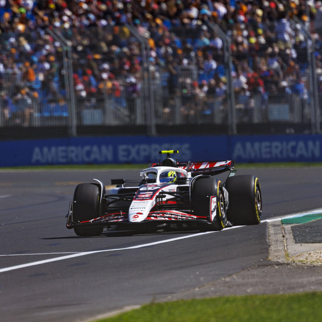 19. Platz: Oliver Bearman (Haas) - 1:16.918m in Q1