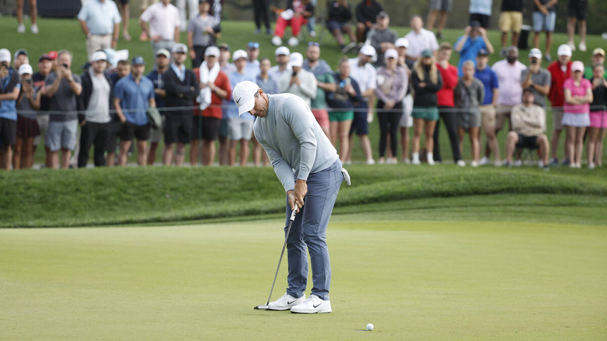 Rory McIlroy greift bei der Players Championship nach dem Sieg