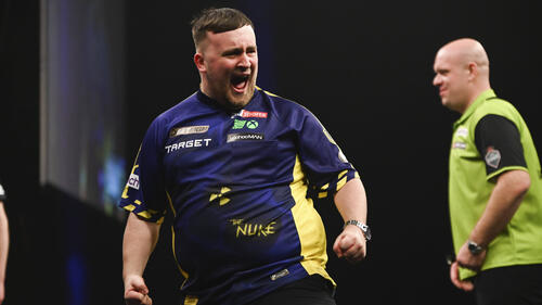 Darts-Weltmeister Luke Littler ist in Topform