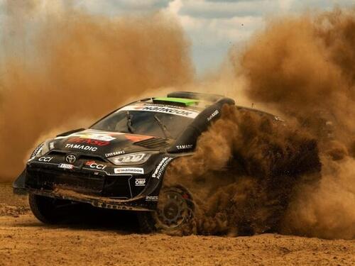 Elfyn Evans profitierte vom Defekt bei Ott Tänak