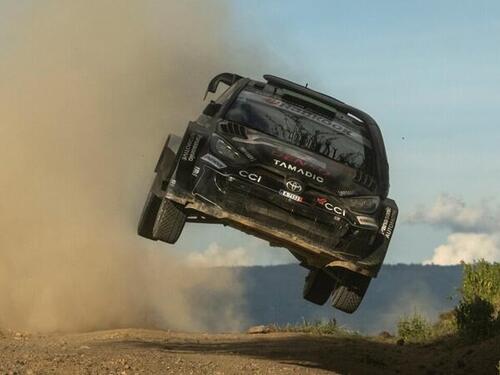 Elfyn Evans führt die Safari-Rallye vor dem Schlusstag an