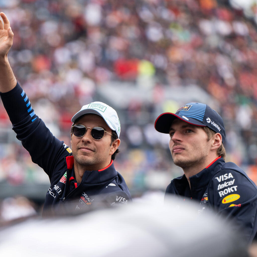 Viel Verschleiß: Die Teamkollegen neben Verstappen