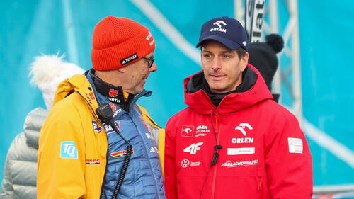 Skisprung-Trainer Thomas Thurnbichler (r.) heuert beim DSV an
