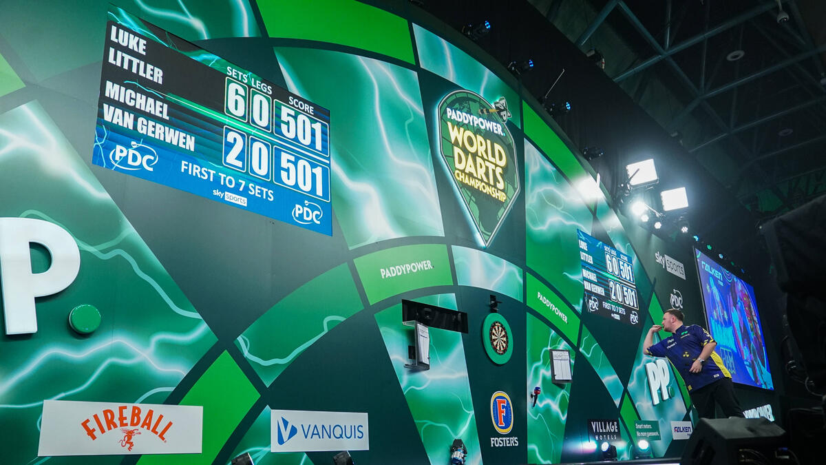 Bei der Darts-WM wird erstmals ein Millionen-Preisgeld ausgeschüttet