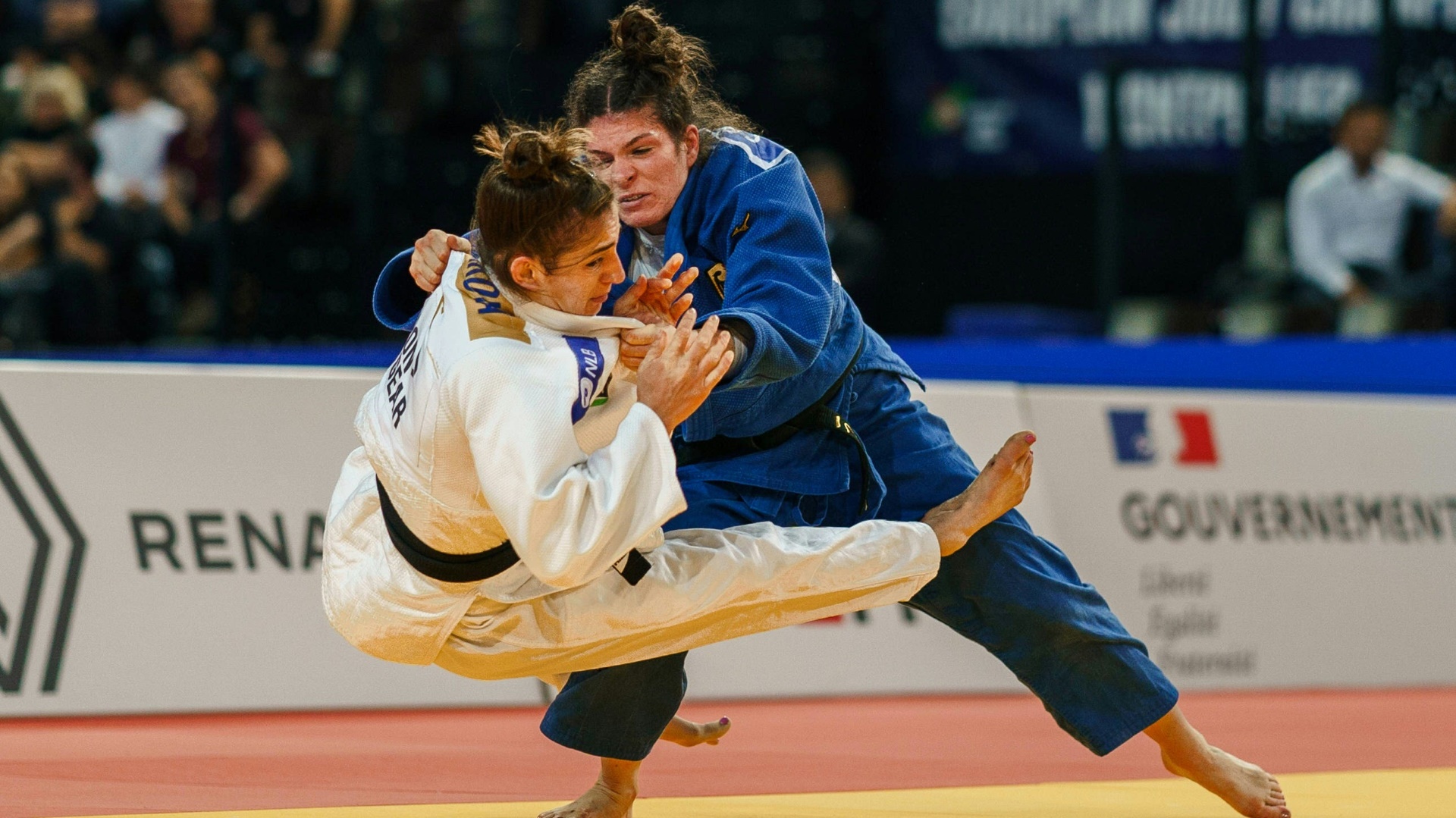 Seija Ballhaus (r.) holt die erste deutsche EM-Medaille