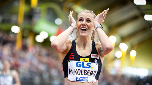 Überraschte die Konkurrenz bei den Deutschen Hallenmeisterschaften mit dem Titel über die 1.500 Meter: Majtie Kolberg