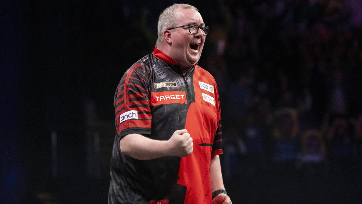 Darts-Fanliebling Stephen Bunting gewinnt den neunten Spieltag