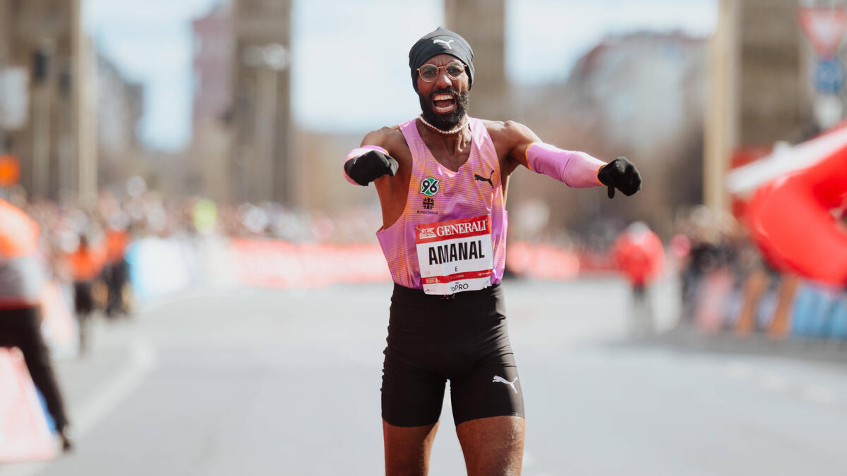 Amanal Petros holte 2024 EM-Bronze im Halbmarathon