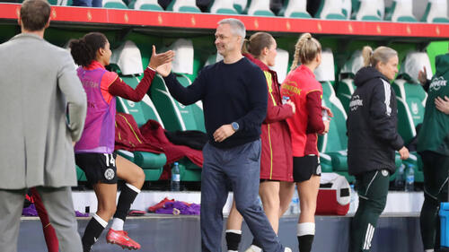 Frauen-Bundestrainer Christian Wück erlebte in Wolfsburg ein Wechselbad der Gefühle