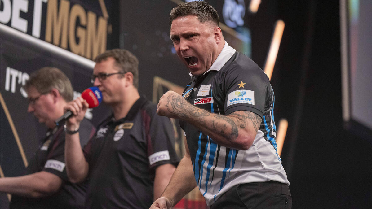 Darts-Ass Gerwyn Price ist in Topform