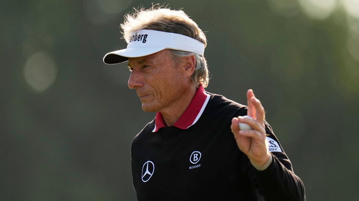 Der zweimalige Sieger Bernhard Langer startet zum letzten Mal beim Augusta Masters