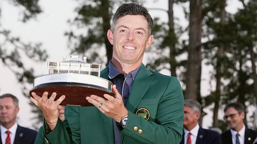 Nach seinem Sieg fiel bei Rory McIlroy die gesamte Anspannung ab