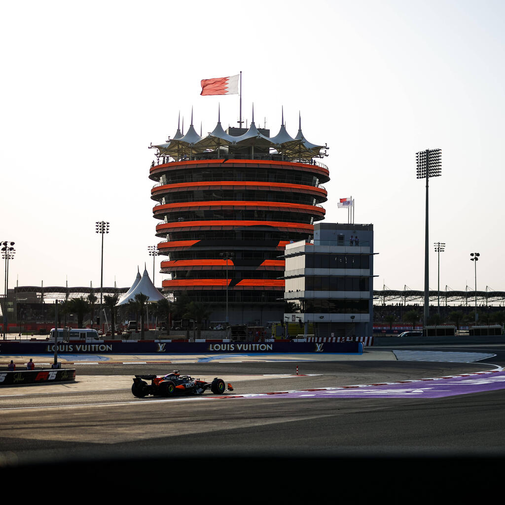 Die Startaufstellung zum Formel-1-Rennen in Bahrain