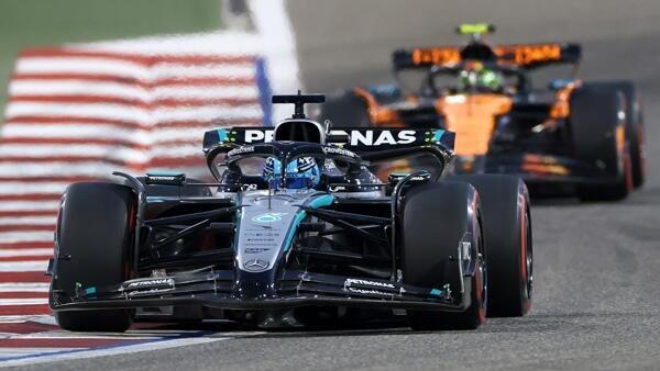 Dank einiger Fehler von Lando Norris konnte George Russell Zweiter werden